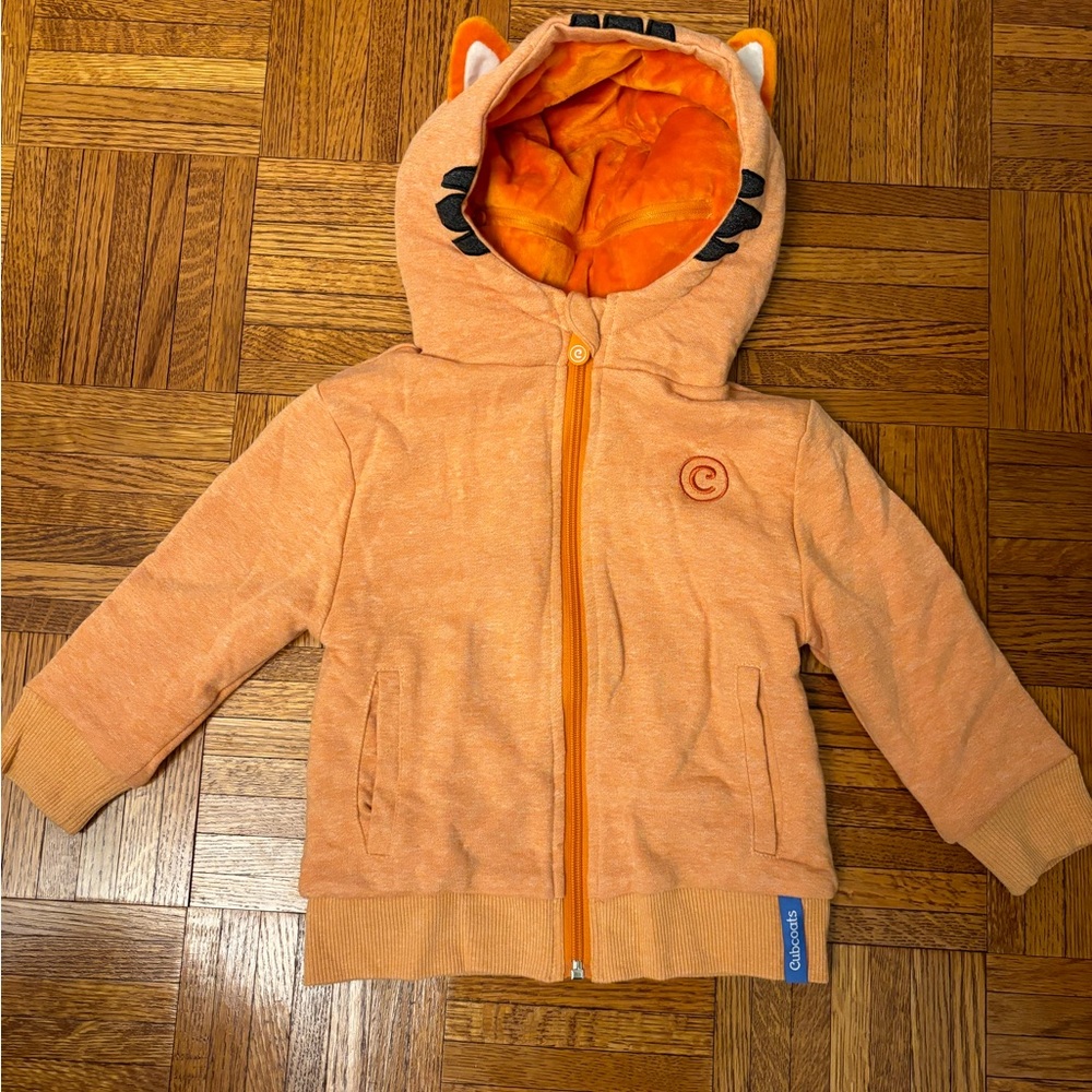 cubcoats transforming hoodie size 2